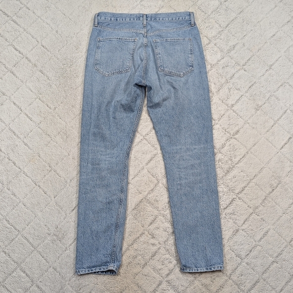 Agolde Jeans Womens 28 Blue Spectator Jaime High Rise Classic Slim Straight 28” - Picture 10 of 11